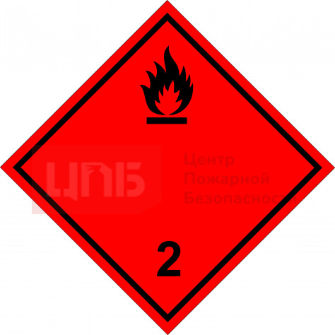 ЗО8 Легковоспламеняющийся газ класс 2.1